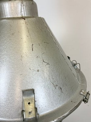 Polish Industrial Factory Ceiling Lamp with Glass Cover from Mesko, 1990s-CGF-1268366