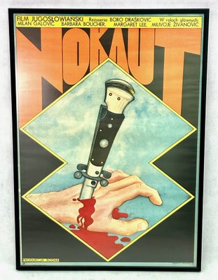 Polish Movie Poster in Frame by Andrzej Krajewski, 1973-ZCY-1763605