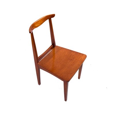 Polish Plywood Desk Chair by Maria Chomentowska, 1960s-FSD-887344