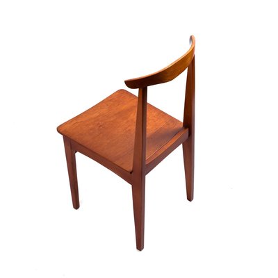 Polish Plywood Desk Chair by Maria Chomentowska, 1960s-FSD-887344