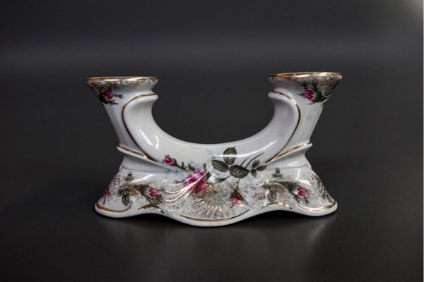 Polish Porcelain Candleholder from Chodzież, 1960s-BXB-693410