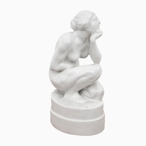 Polish Porcelain Figure of a Woman, 1980s-BXB-690796