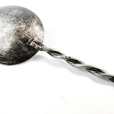 Polish Postmodern Silver Salt Spoon, 1970s-BKO-1800614