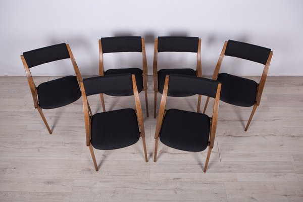 Polish Ski Jumper Chairs from Zamojska, 1970s, Set of 6-NIT-1118569