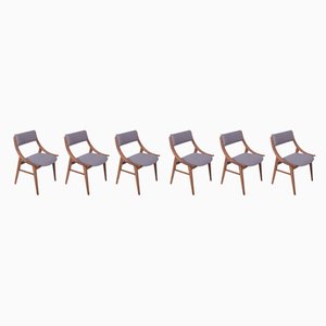 Polish Ski Jumper Chairs from Zamojska, 1970s, Set of 6-NIT-1138206