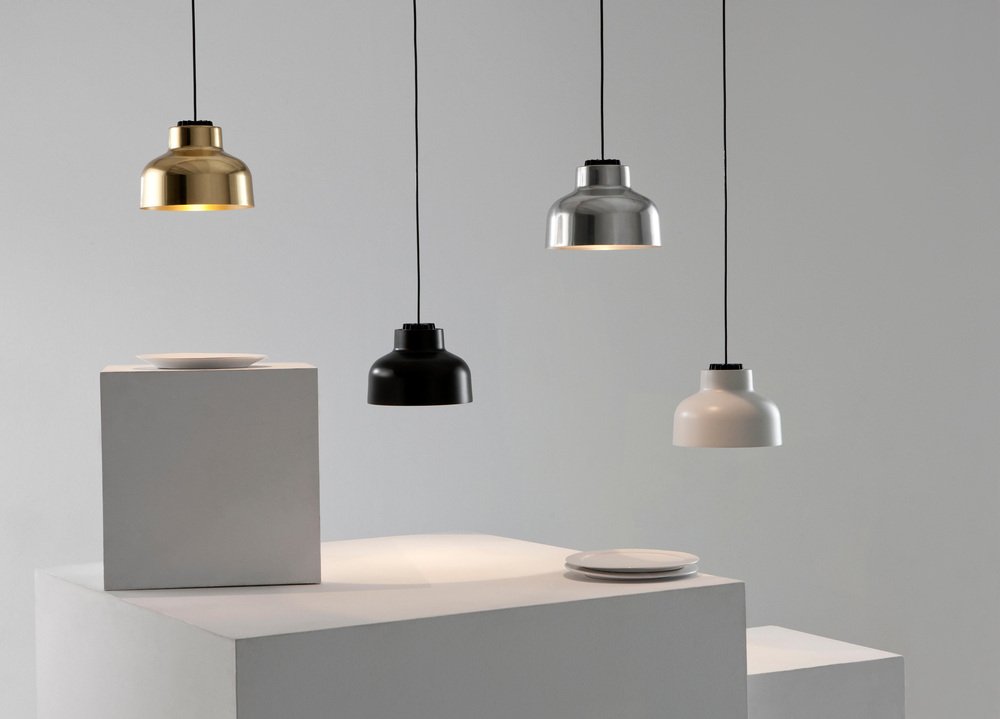 Polished Aluminum M64 Pendant Lamp by Miguel Mila