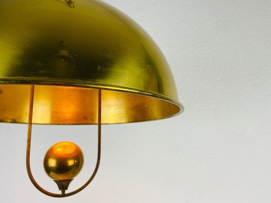 Polished Brass Pendant Lamp by Florian Schulz, 1970s-PUK-829086