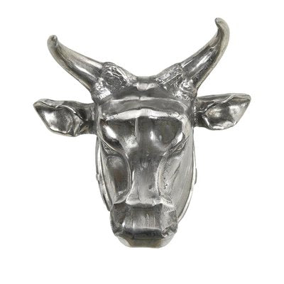 Polished Metal Bulls Head-NQ-1422025