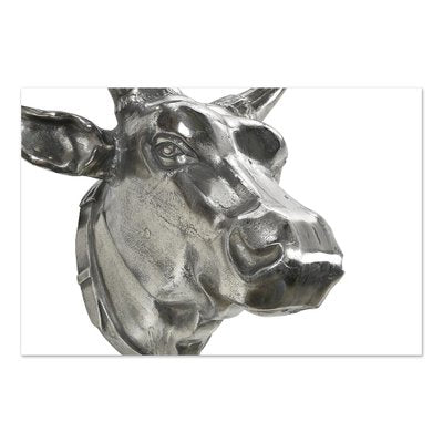 Polished Metal Bulls Head-NQ-1422025