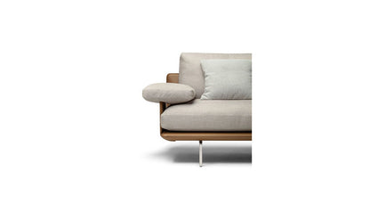 GET BACK 2 Seater Sofa by Poltrona Frau - Armrest detail