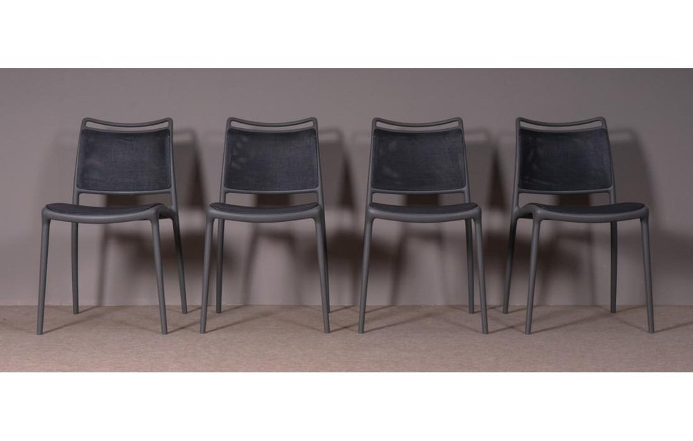 Polycarbonate Chairs, Set of 4