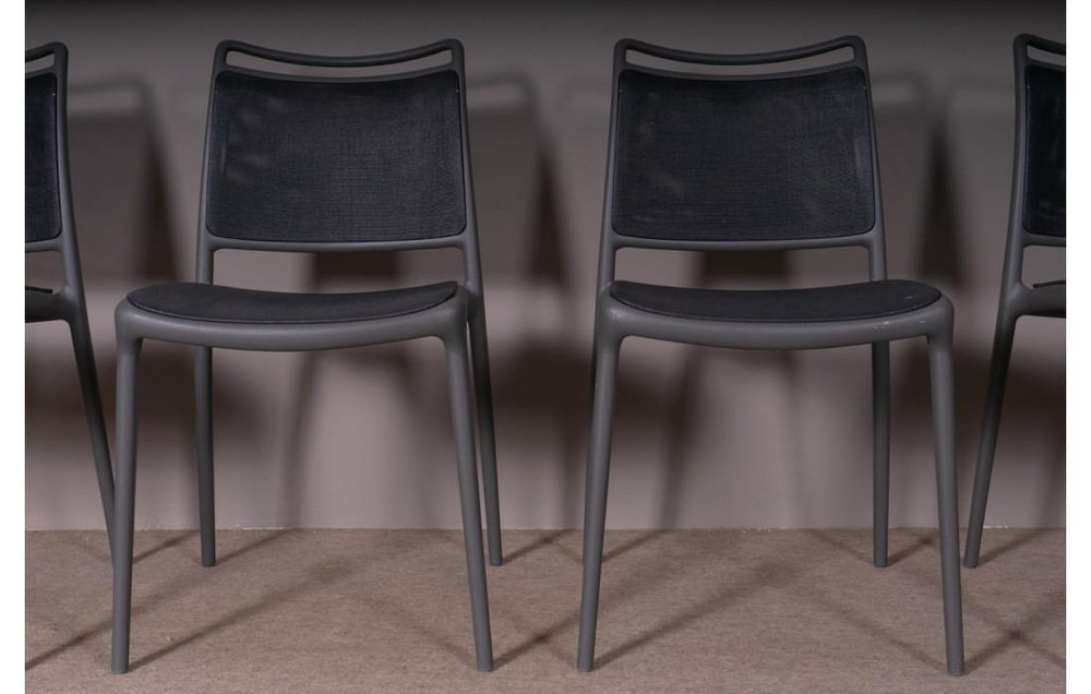 Polycarbonate Chairs, Set of 4