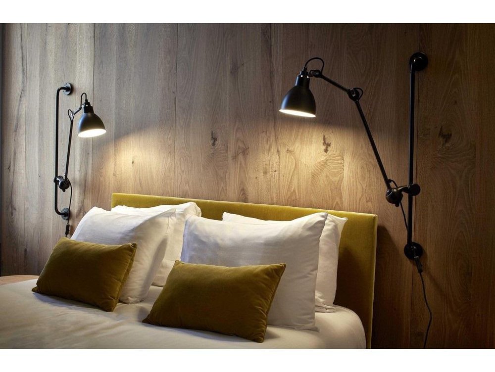 Polycarbonate Lampe Gras N° 210 Wall Lamp by Bernard-Albin Gras