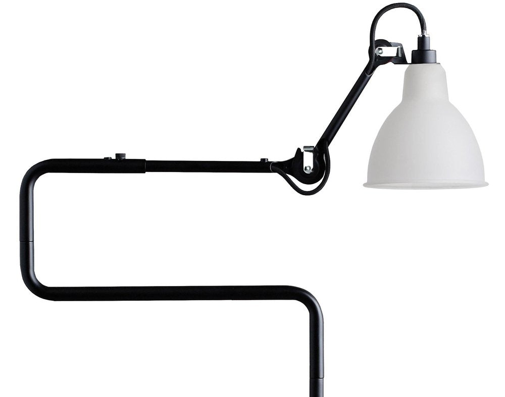 Polycarbonate Lampe Gras N° 411 Floor Lamp by Bernard-Albin Gras