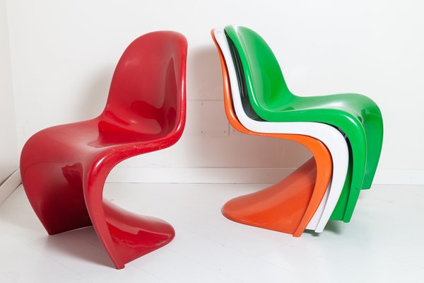 Polycarbonate Stacking Chair by Verner Panton for Herman Miller, 1970s-UTR-476348