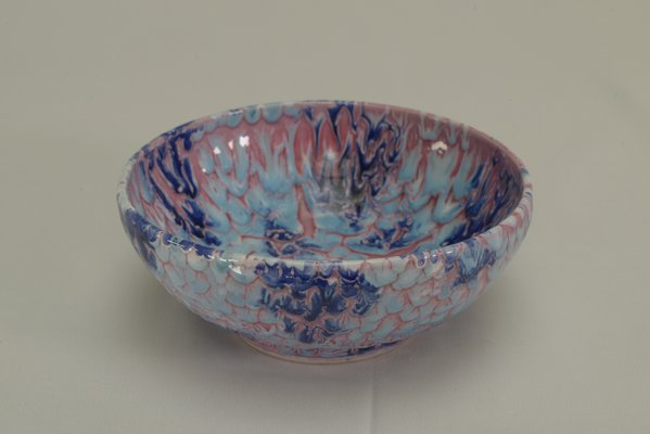 Polychrome Ceramic Bowl by Giordano, 1960s-NEN-2021768