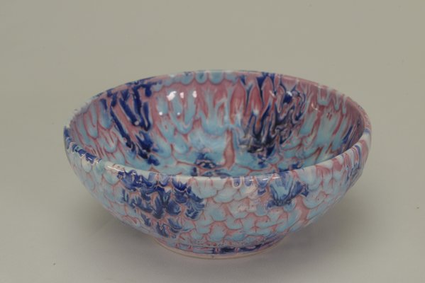 Polychrome Ceramic Bowl by Giordano, 1960s-NEN-2021768