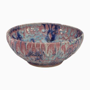 Polychrome Ceramic Bowl by Giordano, 1960s-NEN-2021768