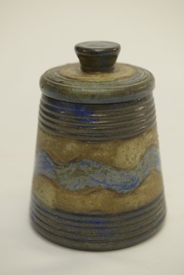 Polychrome Decorated Ceramic Pot by Dubois, 1960s-NEN-2033912