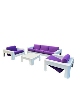 Polyester Paulus Collection Seating Group & Daybed, Paris, 1970s, Set of 5-GQD-2040569