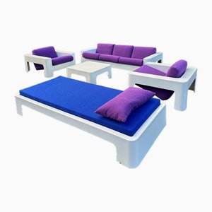 Polyester Paulus Collection Seating Group & Daybed, Paris, 1970s, Set of 5-GQD-2040569