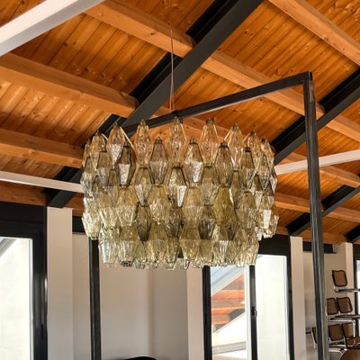 Polyhedra Chandelier by Carlo Scarpa for Venini, 1958-RPH-963347