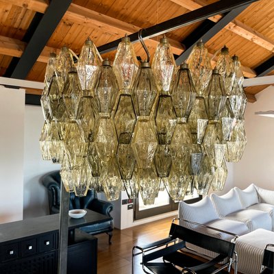 Polyhedra Chandelier by Carlo Scarpa for Venini, 1958-RPH-963347