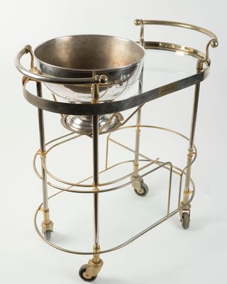 Pommery Champagne Trolley in Chromed Metal-WFS-2034152