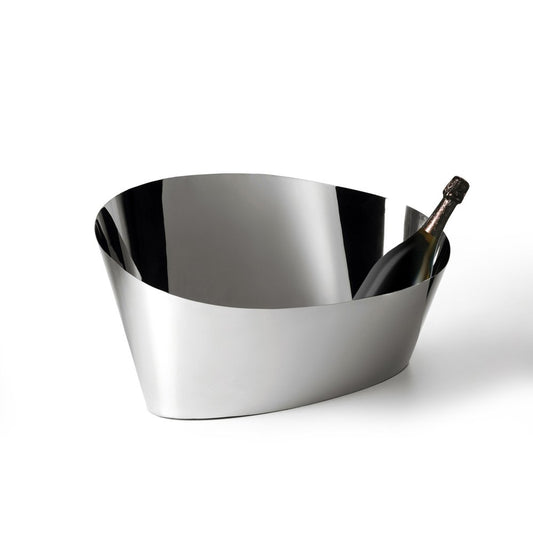 Pond Ice Bucket in Steel by Aldo Cibic for Paola C