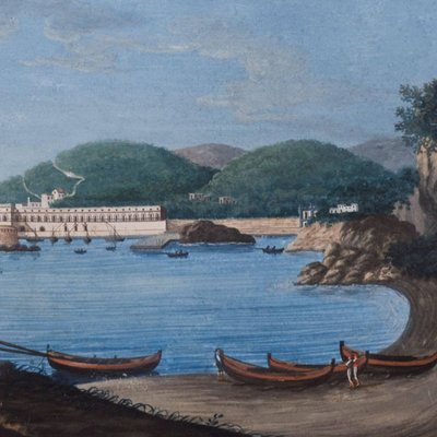 Ponza Island - Original Oil on Canvas - 18th century-ZCI-759308