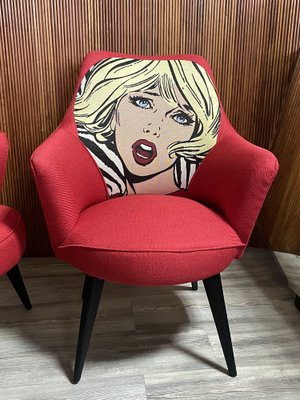 Pop Art Armchairs, 1950s, Set of 2-JHL-1276663