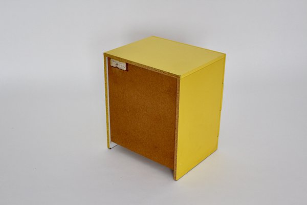 Pop Art Italian Yellow Chest of Drawers, 1970s-NB-657464