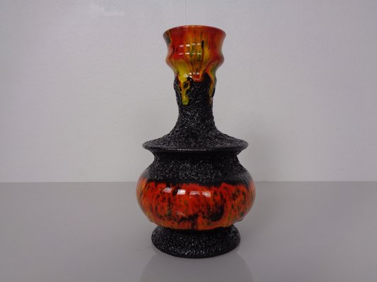 Pop Art Lava Ceramic Vase by Walter Gerhards, 1970s-RDW-2042224