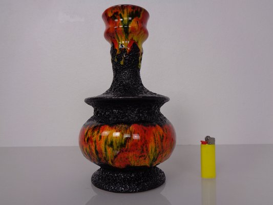 Pop Art Lava Ceramic Vase by Walter Gerhards, 1970s-RDW-2042224