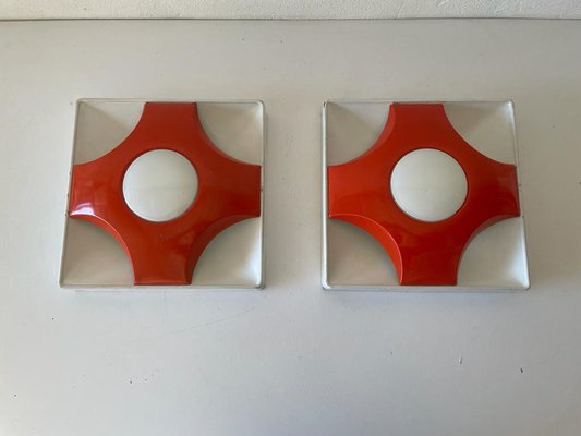 Pop Art Sconces from Sölken Leuchten, Germany, 1970s, Set of 2-RDS-1363625