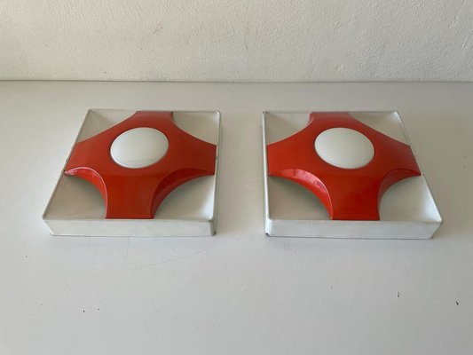 Pop Art Sconces from Sölken Leuchten, Germany, 1970s, Set of 2-RDS-1363625