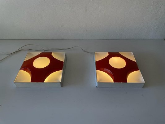 Pop Art Sconces from Sölken Leuchten, Germany, 1970s, Set of 2-RDS-1363625