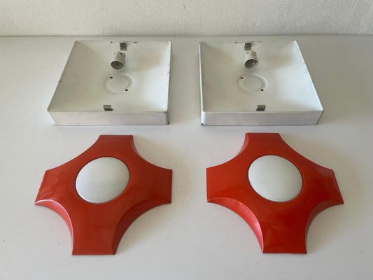 Pop Art Sconces from Sölken Leuchten, Germany, 1970s, Set of 2-RDS-1363625