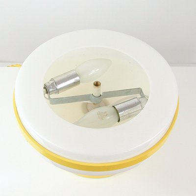 Pop Art Yellow and White Table Lamp from Stilux Milano-OE-897801