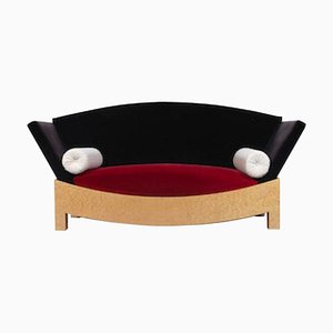 Poplar and Wool Sofa Mitzi by Hans Hollein for Poltronova, Italy, 1980s-IVC-1316317