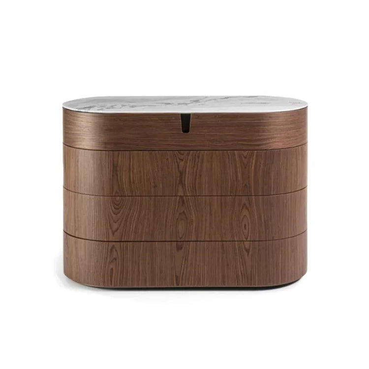 Tylsa Night 4 - Wooden Chest Of Drawers by Porada