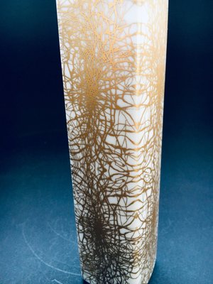 Porcelain Abstract Gold Pattern Vase from Heinrich & Co, Germany, 1970s-RQV-905965