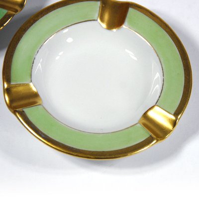 Porcelain Ashtrays from Edition Christofle, Set of 6-GIW-1162435