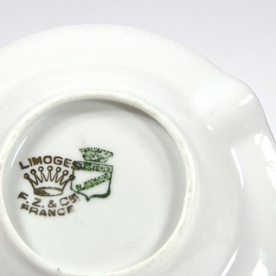 Porcelain Ashtrays from Edition Christofle, Set of 6-GIW-1162435