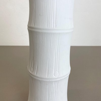 Porcelain & Bamboo Op Art Vase by Heinrich Fuchs for Hutschenreuther, Germany, 1970s-QZ-1053385