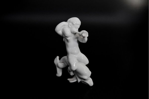 Porcelain Boy on Dolphin Figurine from Bing & Grondahl, 1950s-BXB-717246