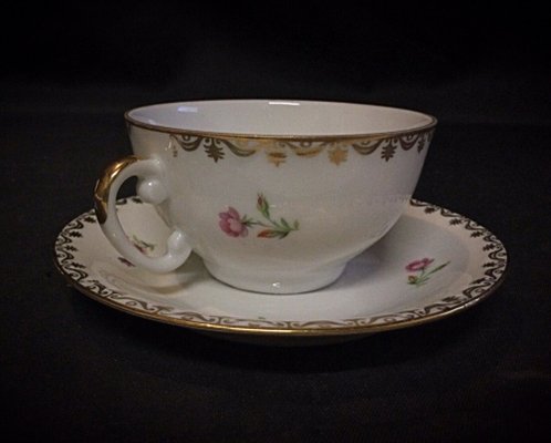 Porcelain Coffee Cups & Saucers from S.E.R France, 1950s, Set of 18-JZV-2041104