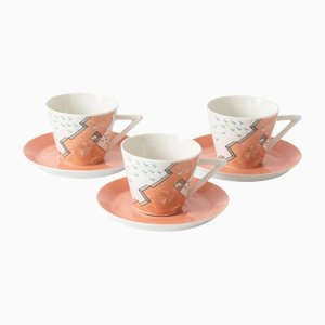 Porcelain Coffee Cups with Saucers from Winterling, 1980s, Set of 6-IXK-1444843