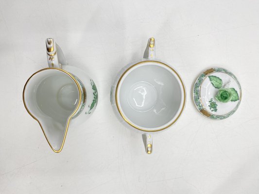 Porcelain Coffee Service from Herend, Hungary, 20th Century, Set of 34-CZ-1740979