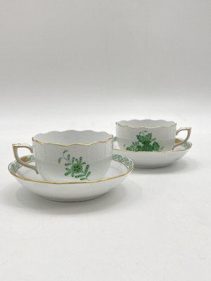 Porcelain Coffee Service from Herend, Hungary, 20th Century, Set of 34-CZ-1740979